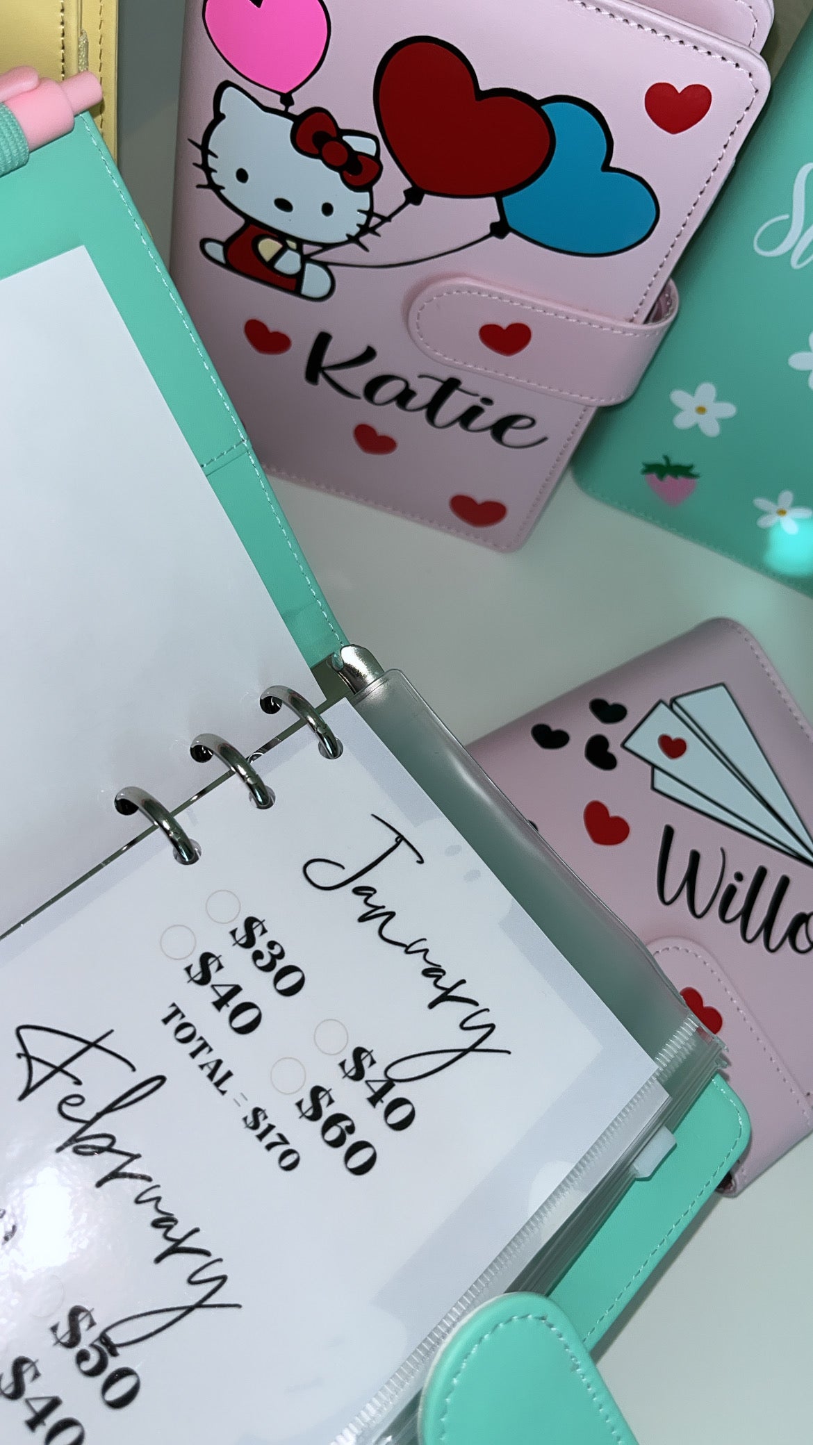 Monthly Savings Binder