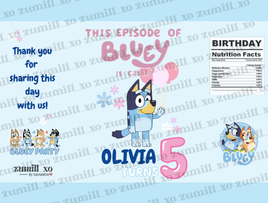 Bluey Chips Template